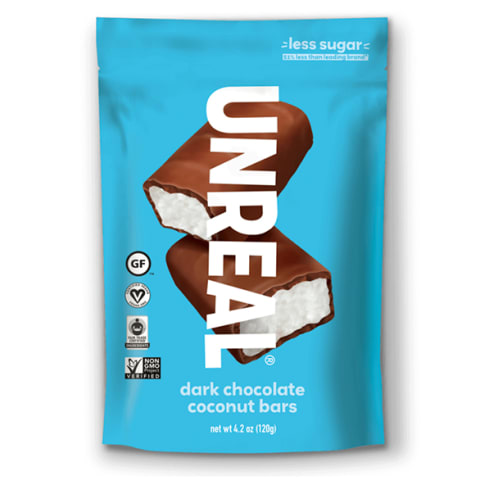 unreal dark chocolate coconut bars