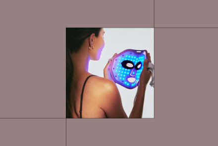 This LED Mask That Fights Fine Lines & Blemishes Is 40% Off Right Now