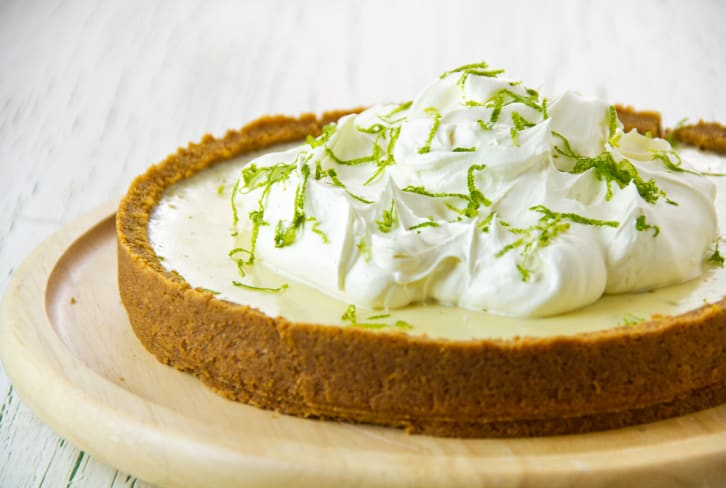 You'd Be Shocked This No-Bake Key Lime Pie Is Hiding A Secret Healthy Ingredient